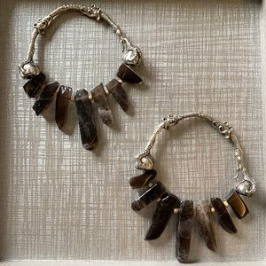 Diablo Organics Smoky Quartz Earrings